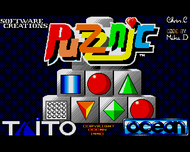 Puzznic - Title Screen (Amiga)