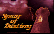 Spear Of Destiny - Title Screen Screenshot
