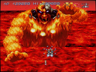 axelay snes ingame Screenshot